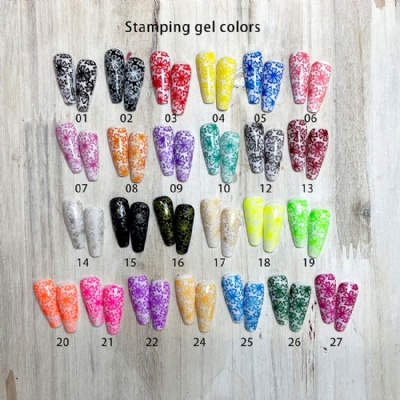 stamping nail gel