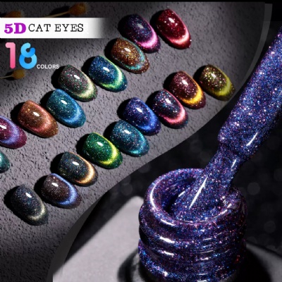 5D/9D cat eye gel nail polish UV LED