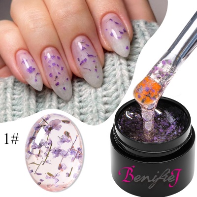 Dried Flowers Nail gel