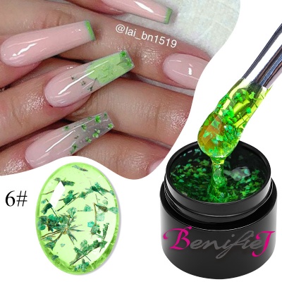 Dried Flowers Nail gel