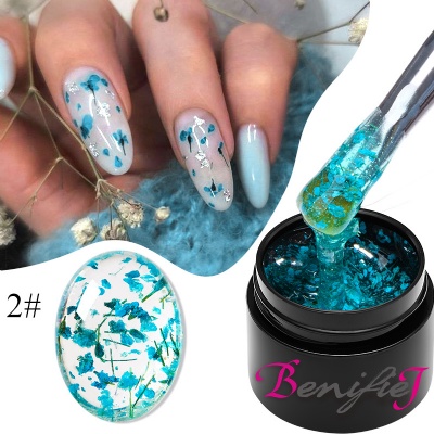 Dried Flowers Nail gel