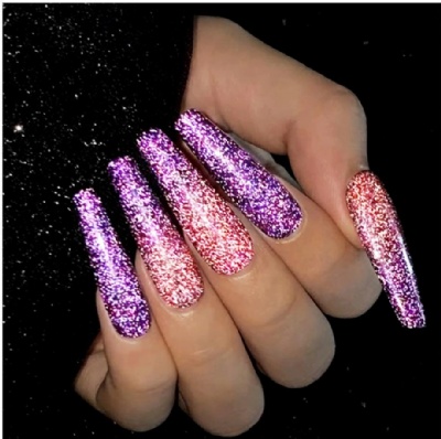 Reflective Glitter Gel  nail polish