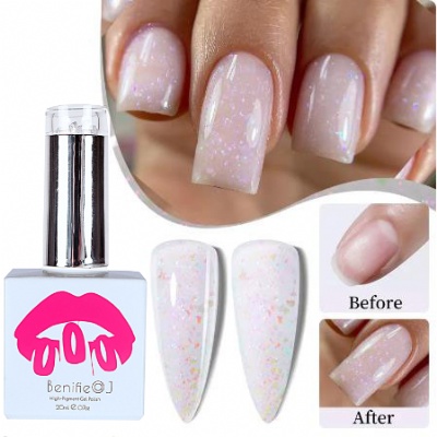 Glitter Flakes Quick Extension Gel Nail Polish