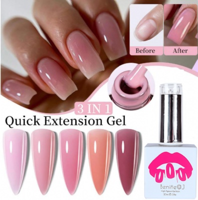 Glitter Flakes Quick Extension Gel Nail Polish