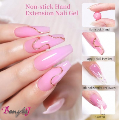 No stick hand builder gel nail