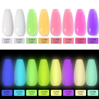 Neon Bright Luminous Poly Nail Gel