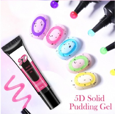 5D Pudding gel nail