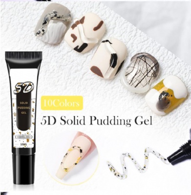 5D Pudding gel nail