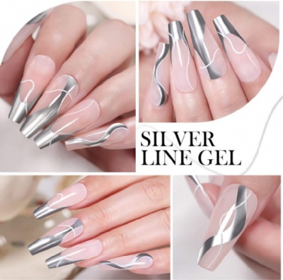 Metallic Painting Liner Gel Polish