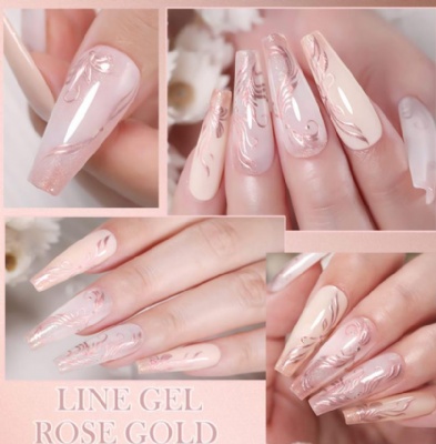 Metallic Painting Liner Gel Polish