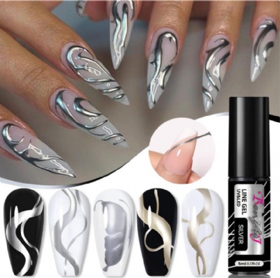 Metallic Painting Liner Gel Polish