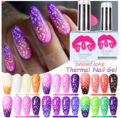 Snowflake Thermal Gel Nail Polish