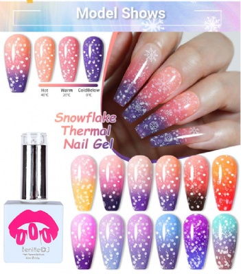 Snowflake Thermal Gel Nail Polish