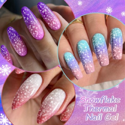 Snowflake Thermal Gel Nail Polish