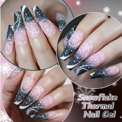 Snowflake Thermal Gel Nail Polish