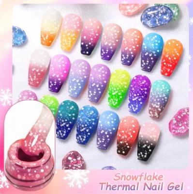 Snowflake Thermal Gel Nail Polish