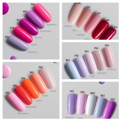 Macron Colors collection gel nail